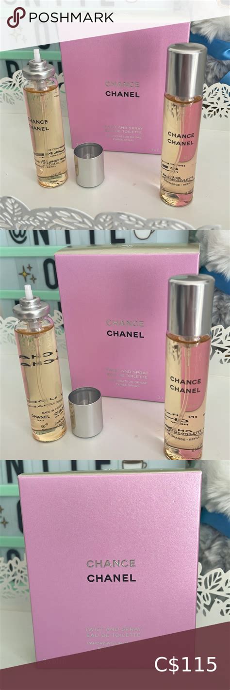 chanel chance twist & spray trio|Chanel chance refill.